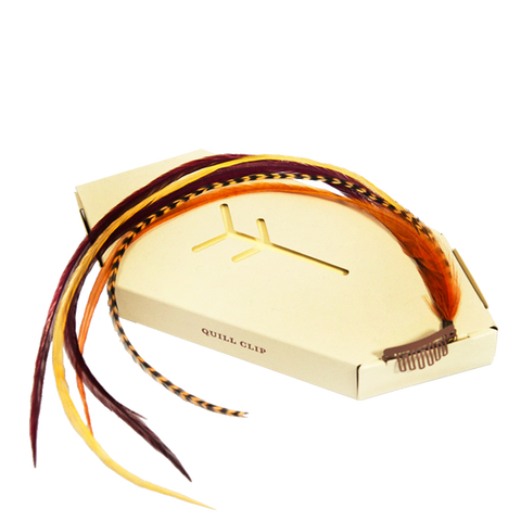 Fine Featherheads Autumn Quill Clips