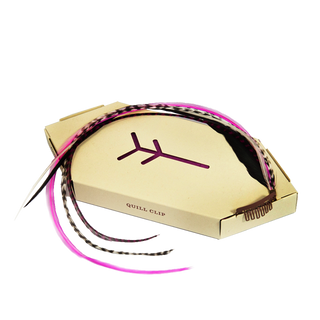 Fine Featherheads Lipstick Quill Clips